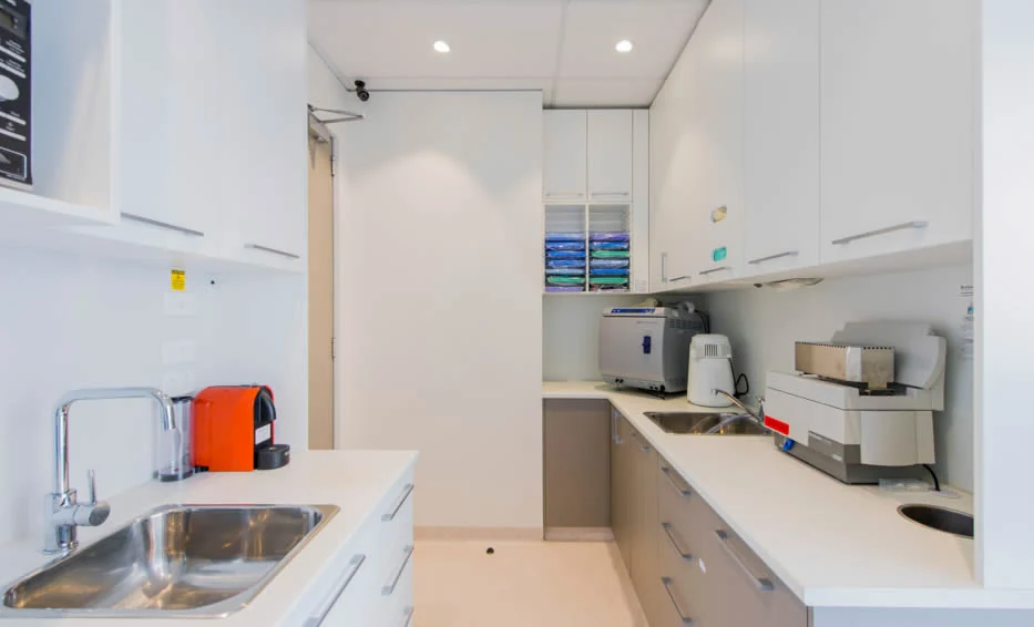 Sterilisation bay at Village Dental Haymarket