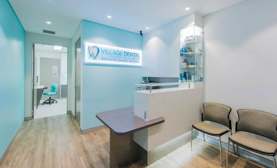 Reception at Village Dental Haymarket