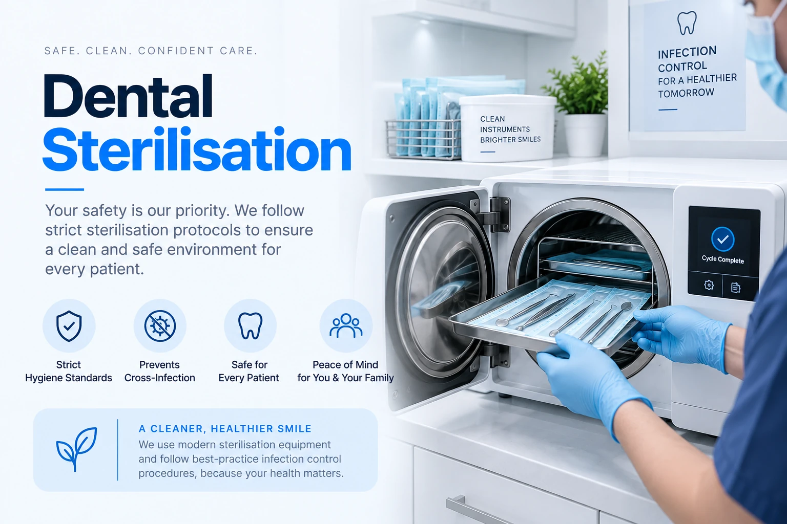 Sterilisation at Village Dental Haymarket